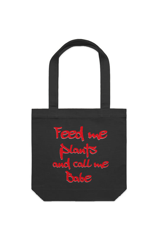 The Noir Luxe Tote – Feed Me Plants and Call Me Ba